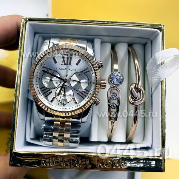 Часы Michael Kors - подарочный набор с браслетом (10203) Часы Michael Kors - подарочный набор с браслетом (10203)