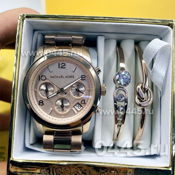 Часы Michael Kors - подарочный набор с браслетом (10207) Часы Michael Kors - подарочный набор с браслетом (10207)