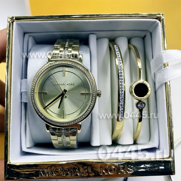 Часы Michael Kors - подарочный набор с браслетом (10219)