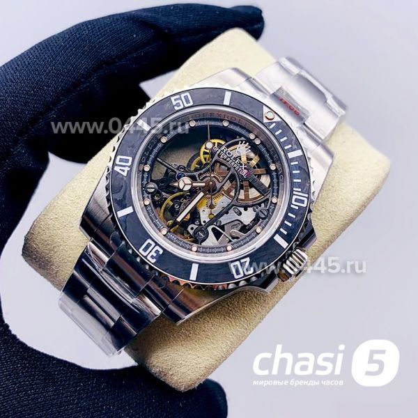 Часы Rolex Submariner Skeleton Carbon - Дубликат (14453) Часы Rolex Submariner Skeleton Carbon - Дубликат (14453)