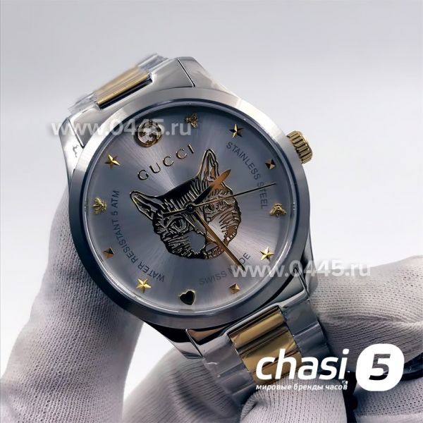 Часы Gucci G-Timeless Gold Cat (15292)