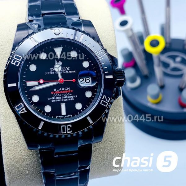 Часы Rolex Blaken Submariner - Дубликат (15393) Часы Rolex Blaken Submariner - Дубликат (15393)