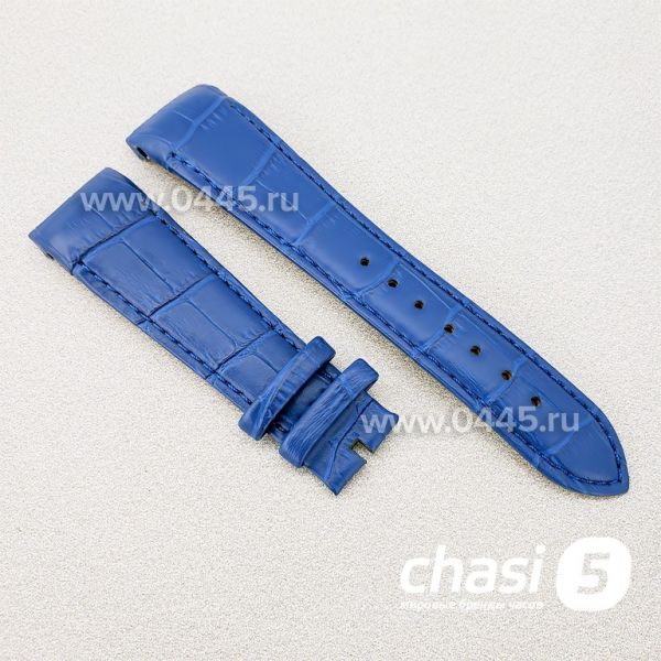 Кожаный Ремешок Ulysse Nardin синий (16816)