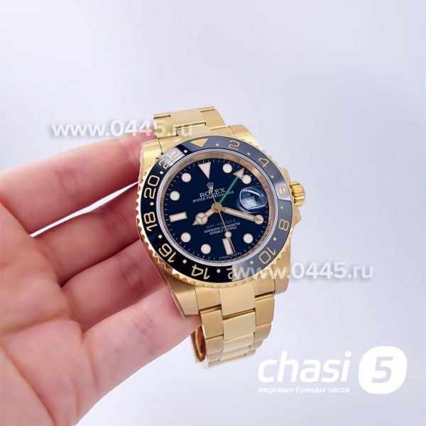 Часы Rolex GMT Master II Black Ceramic Bezel - Дубликат (20292)