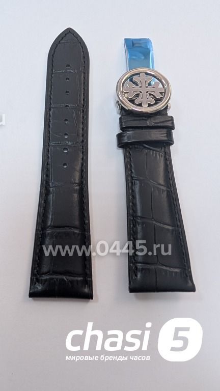 Ремешок Для Часов Patek Philippe черный 24mm (23935) Ремешок Для Часов Patek Philippe черный 24mm (23935)