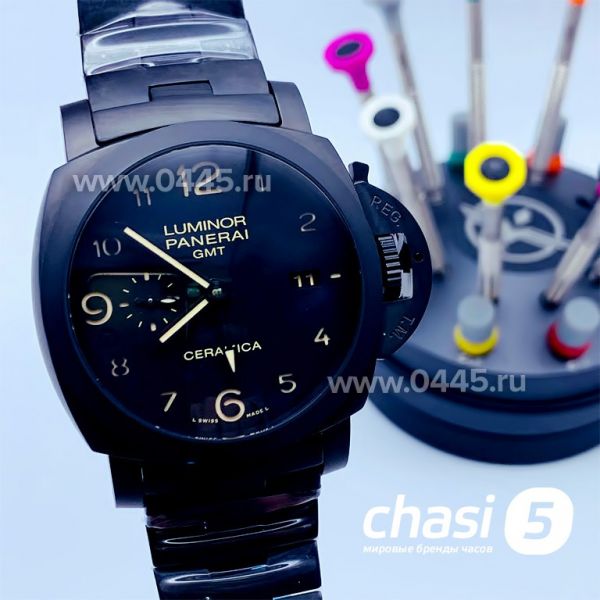 Часы Panerai Luminor Gmt Ceramica P.9001/b (04820) Часы Panerai Luminor Gmt Ceramica P.9001/b (04820)