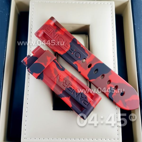 Ремешок Panerai мужской красный хаки(06535) Ремешок Panerai мужской красный хаки(06535)