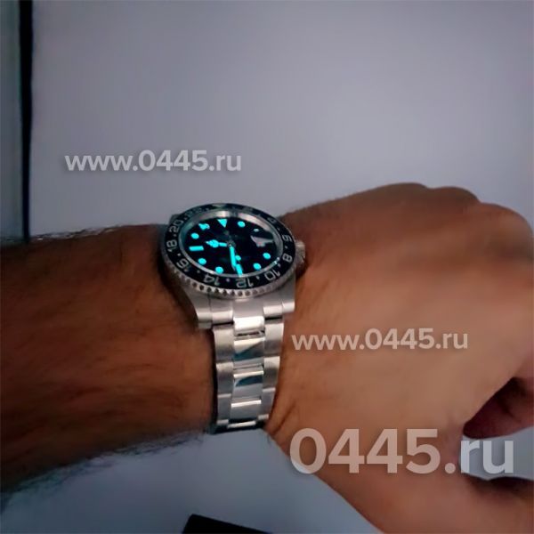 Часы Rolex GMT Master II Black Ceramic Bezel - Дубликат (08639)